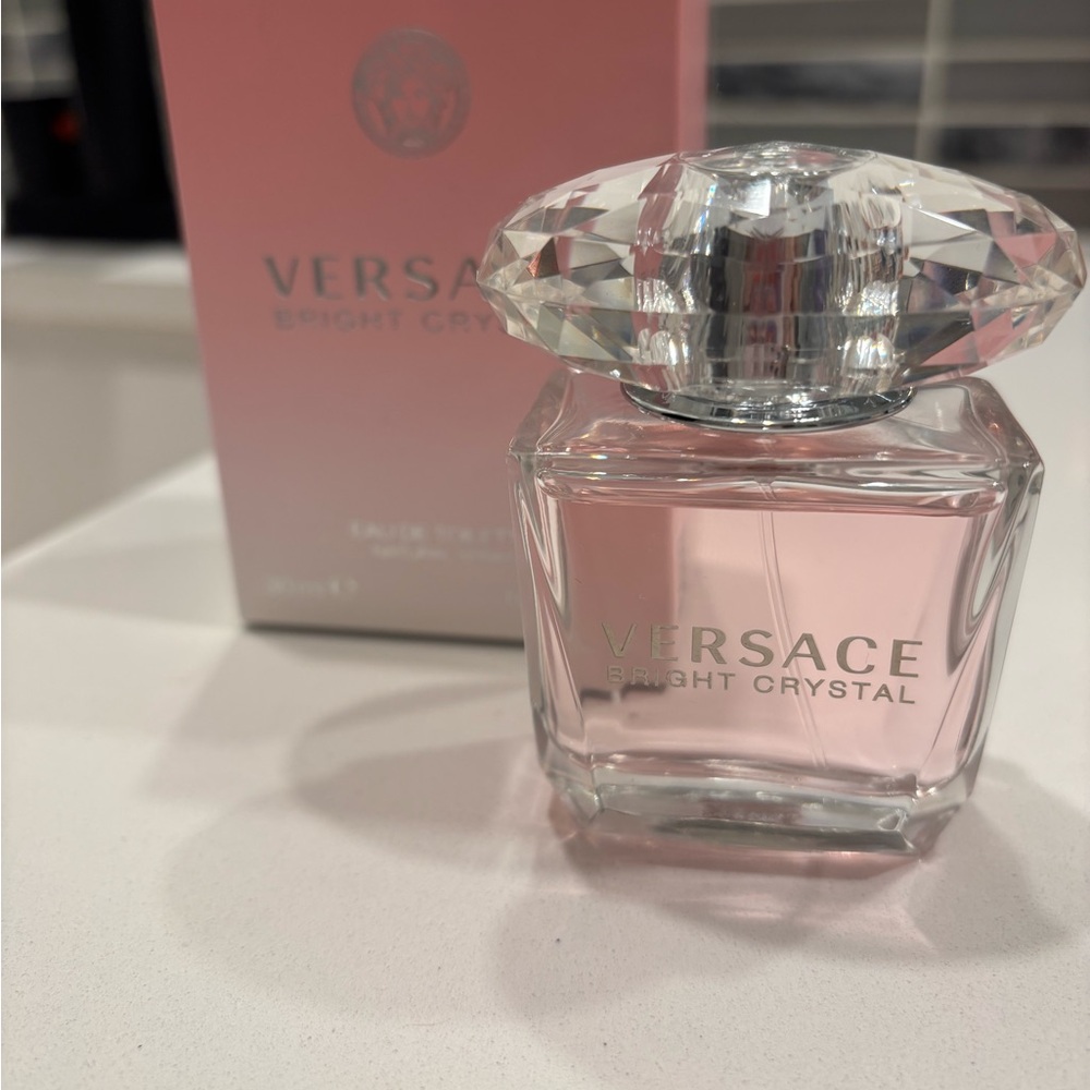 Versace Bright Crystal Pink and Clear Bottle